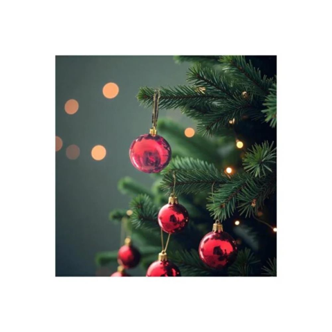 Yılbaşı Topu Bordo 8cm