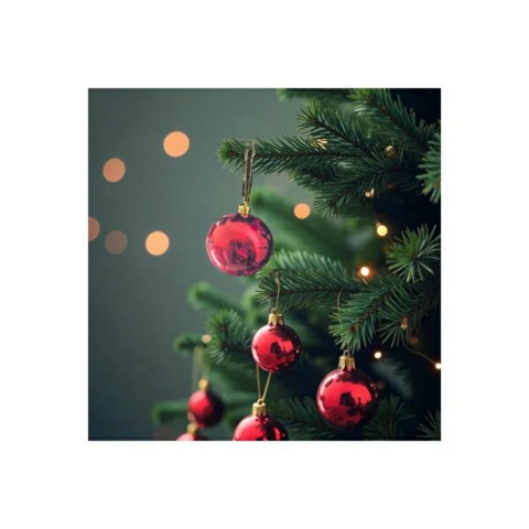 Yılbaşı Topu Bordo 8cm