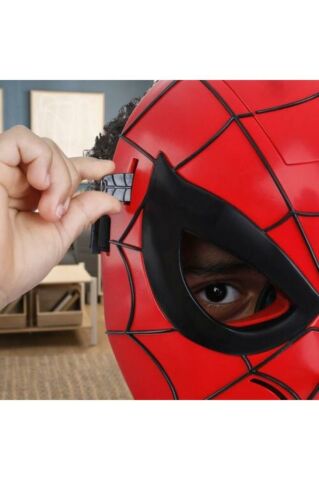 Spiderman Maske Örümcek Adam Maske Elektronik Spiderman Maske Glow Fx Mask