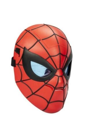 Spiderman Maske Örümcek Adam Maske Elektronik Spiderman Maske Glow Fx Mask