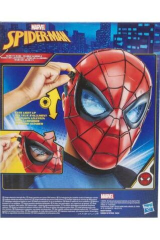 Spiderman Maske Örümcek Adam Maske Elektronik Spiderman Maske Glow Fx Mask