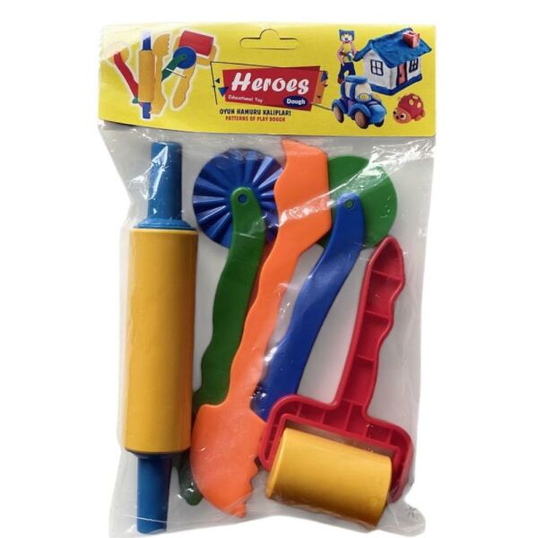 Heroes Poşetli Oyun Hamuru Şekillendirme Araçları
