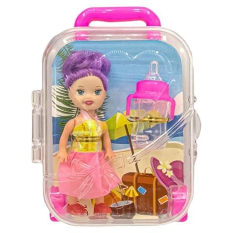 Anlily 12'li Stand Bavul Bebekli