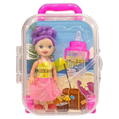 Anlily 12'li Stand Bavul Bebekli