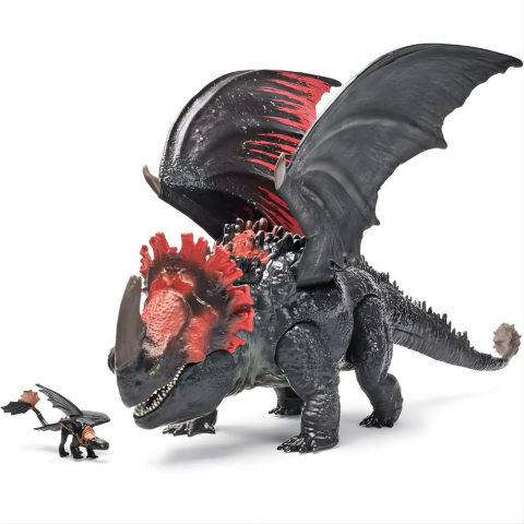 Ejderhanı Nasıl Eğitirsin Red Death Çiğneme Saldırısı Ejderha Figürü 28 cm