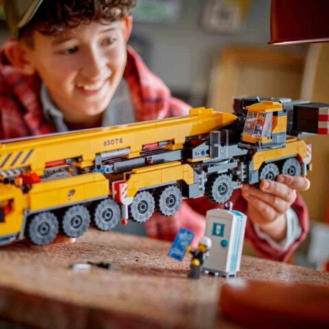 LEGO® CİLEGO City Sarı Mobil İnşaat Vinci 60409 - 9 Yaş ve Üzeri Çocuklar için Yaratıcı Oyuncak Yapım Seti (1116 Parça)