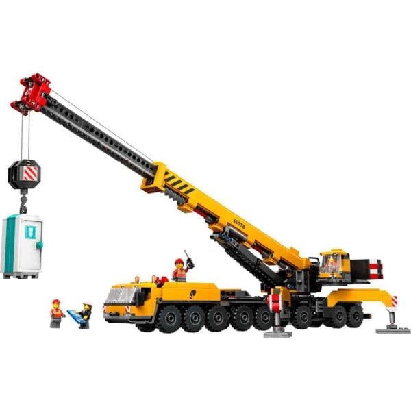 LEGO® CİLEGO City Sarı Mobil İnşaat Vinci 60409 - 9 Yaş ve Üzeri Çocuklar için Yaratıcı Oyuncak Yapım Seti (1116 Parça)