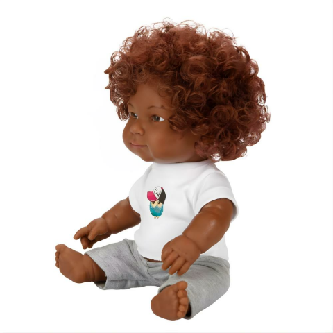 Dada Kıvırcık Saçlı Bebek 32 cm