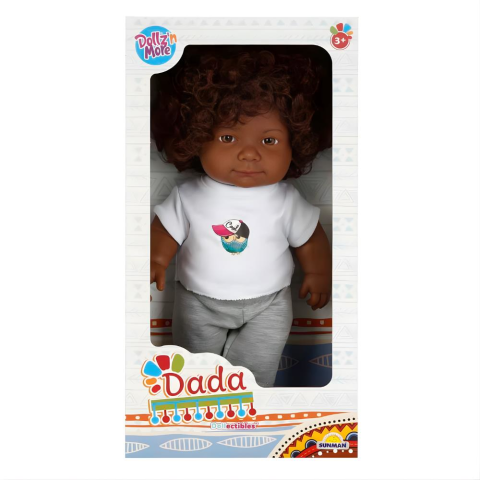 Dada Kıvırcık Saçlı Bebek 32 cm