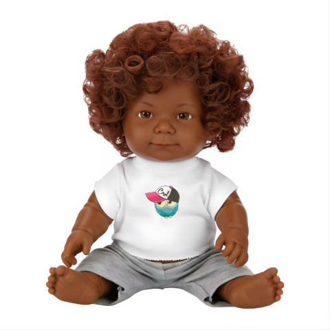 Dada Kıvırcık Saçlı Bebek 32 cm