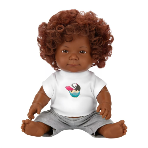 Dada Kıvırcık Saçlı Bebek 32 cm