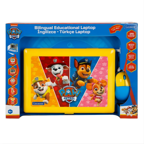 PAW Patrol İngilizce Türkçe Laptop 170 Fonksiyonlu