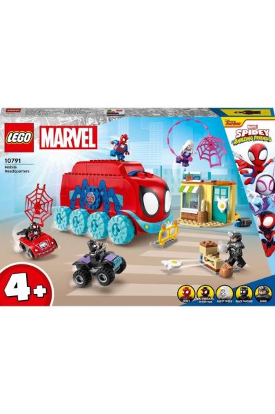 LEGO ® Marvel Spidey Ekibinin Mobil Karargahı 10791 - 4 Yaş ve Üzeri için Yapım Seti (187 Parça)