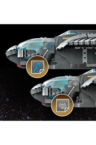 LEGO ® Marvel Avengers Quinjeti 76248 - 9 Yaş ve Üzeri için Yaratıcı Oyuncak Yapım Seti (795 Parça)