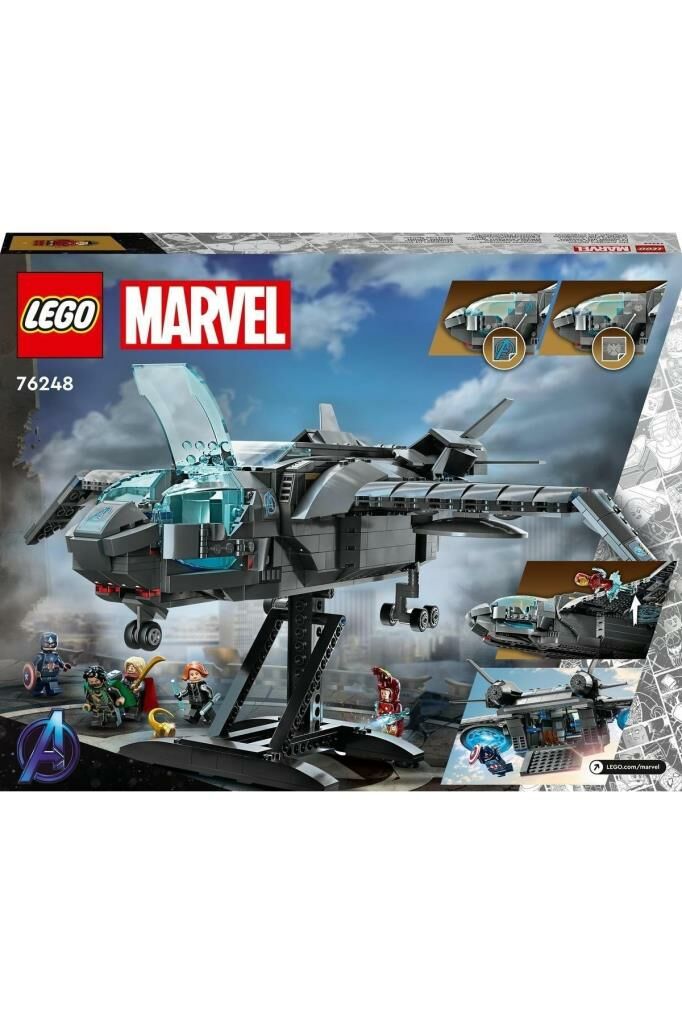 LEGO ® Marvel Avengers Quinjeti 76248 - 9 Yaş ve Üzeri için Yaratıcı Oyuncak Yapım Seti (795 Parça)
