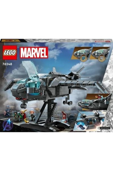 LEGO ® Marvel Avengers Quinjeti 76248 - 9 Yaş ve Üzeri için Yaratıcı Oyuncak Yapım Seti (795 Parça)