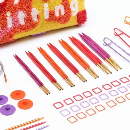KnitPro Joy of Knitting Gift Set Değiştirilebilir Misinalı Şiş Seti