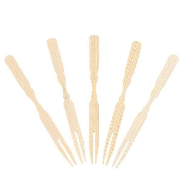 Çatallı Bambu Kürdan 9cm