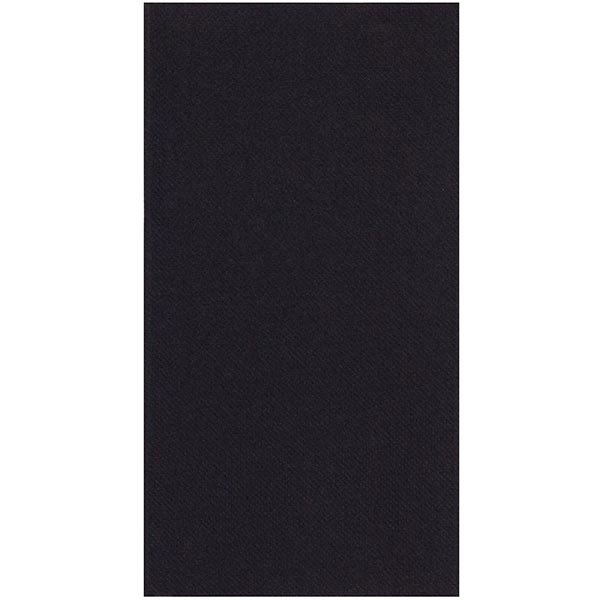 Garson Katlama Kumaş Dokulu Siyah Peçete 40x40cm