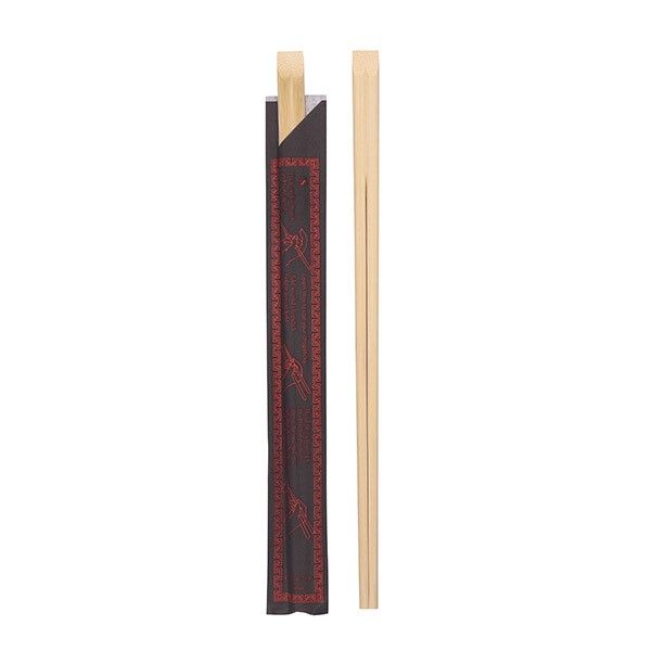 Çin Yemek Çubuğu Chopstick SİYAH Kılıf 24cm 100lü