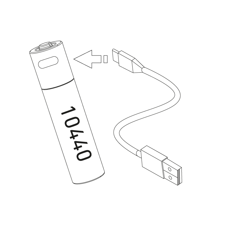 Led Lenser 10440 Pil 200 mAh / P2R Core Yedek Pil