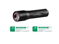 Led Lenser P7R El Feneri + 18650 Yedek Pil