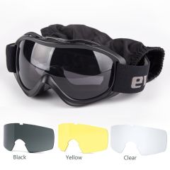 Evolite Ballistik Protector Goggle-Black MIL-PRF