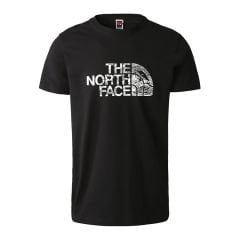 The North Face S/S Woodcut Dome Tee Erkek T-ShirtsT-Ş