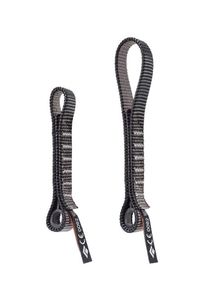 BLACK DIAMOND STANDARD DOGBONE 16cm OUTDOOR TIRMANIŞ AKSESUARI BLACK/GRANITE