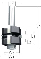MAKITA D-12011 FREZE UCU