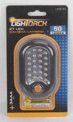 Lıghtorch 3AAA 27LED Çalışma Lambası, Mıknatıslı 60 Lümen