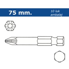 PROSCR BITS UÇ 75 mm PZ2