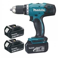 Makita DHP453SFE3 Akülü Darbeli Matkap Vidalama 3 Akülü