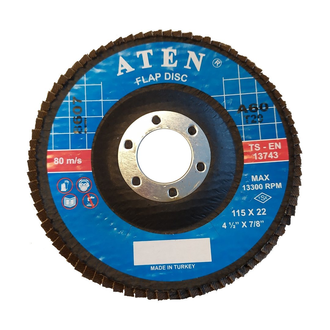 Aten 115x22 60 Kum Flap Disk Zımpara