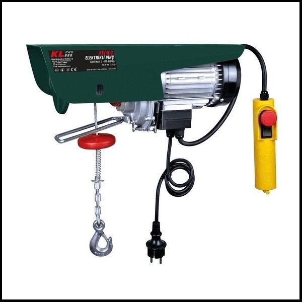 KLPro KLV400 1300Watt 400/800Kg Elektrikli Vinç
