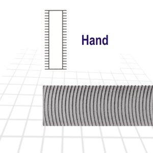 THREEFILES EĞE HAND ORTA   8''