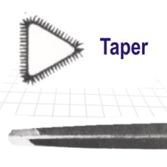 THREEFILES EGE TAPER  8''