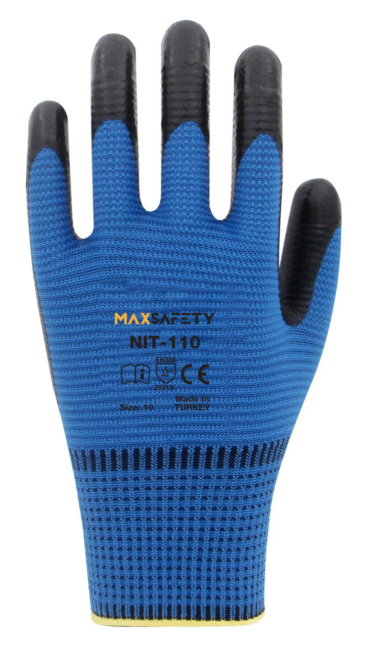POLYESTER NİTRİL ELD.(Mavi-Siyah) No:10