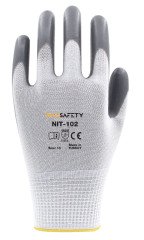 POLYESTER NİTRİL ELD.(Gri-Beyaz) No:10