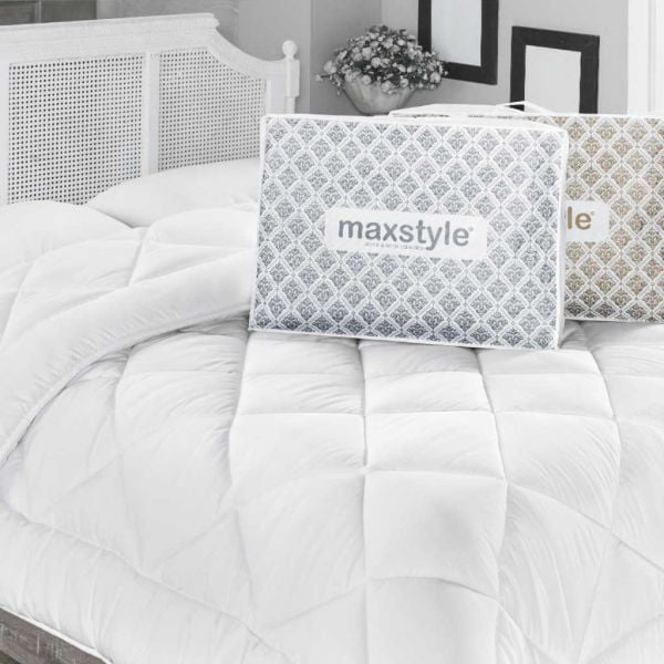 Maxstyle Damask Yorgan Çift Kişilik 195x215 Cm