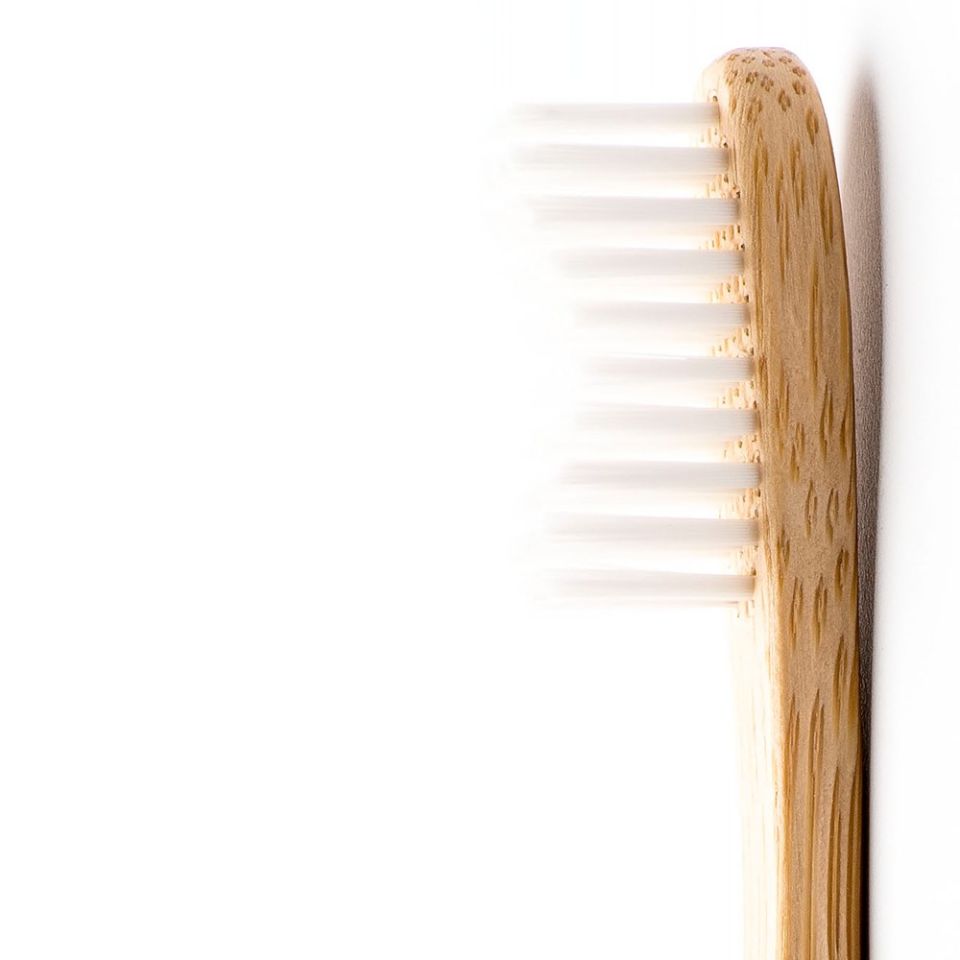 Bambu Yumuşak Diş Fırçası - Beyaz