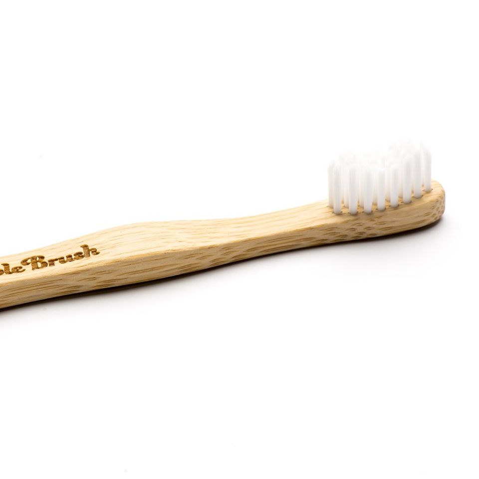 Bambu Çocuk Diş Fırçası - Beyaz