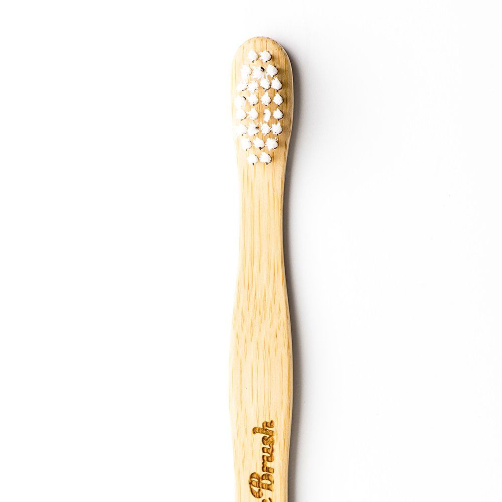 Bambu Çocuk Diş Fırçası - Beyaz