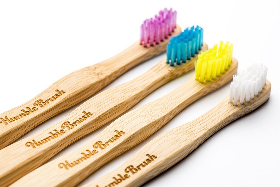 Bambu Çocuk Diş Fırçası - Mavi