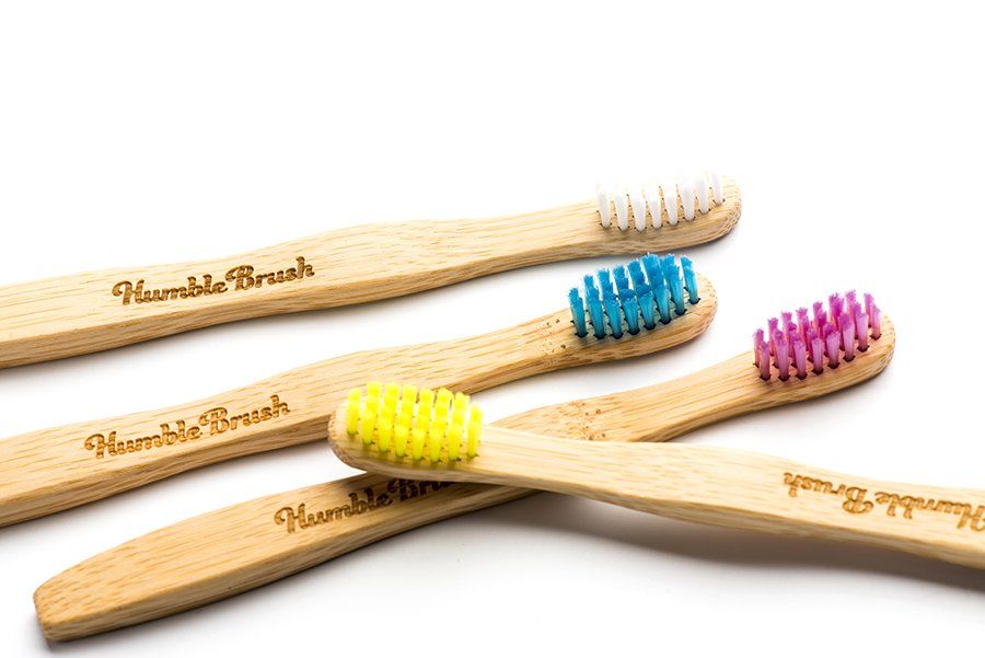 Bambu Çocuk Diş Fırçası - Sarı