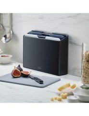 Joseph Joseph Folio™ Kesme Tahtası Seti - Grafit