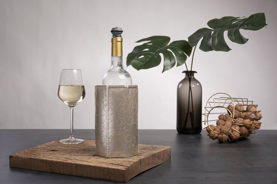 Vacu Vin Aktif Şarap Soğutucu Kılıf / Platin