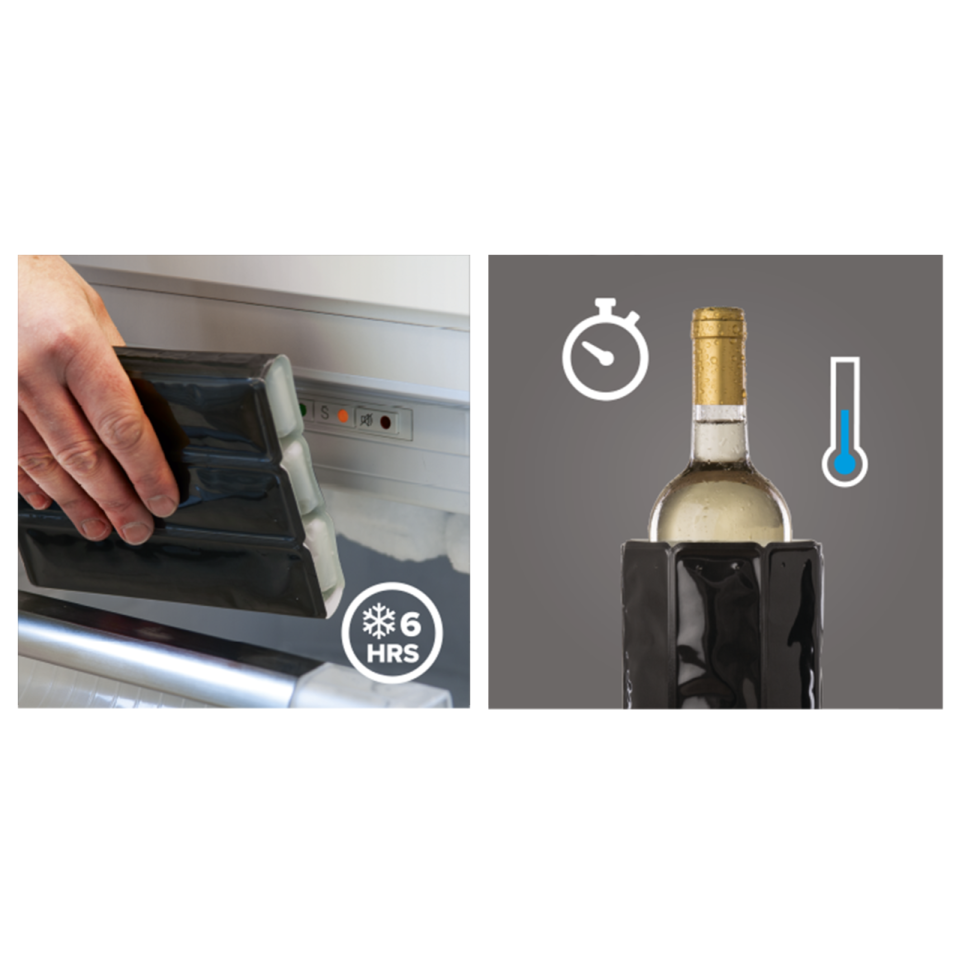 Vacu Vin Aktif Şarap Soğutucu Kılıf / Platin