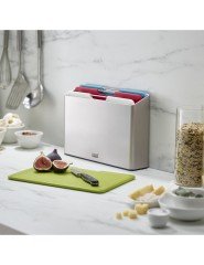 Joseph Joseph Folio™ Büyük Kesme Tahtası Seti - Gümüş