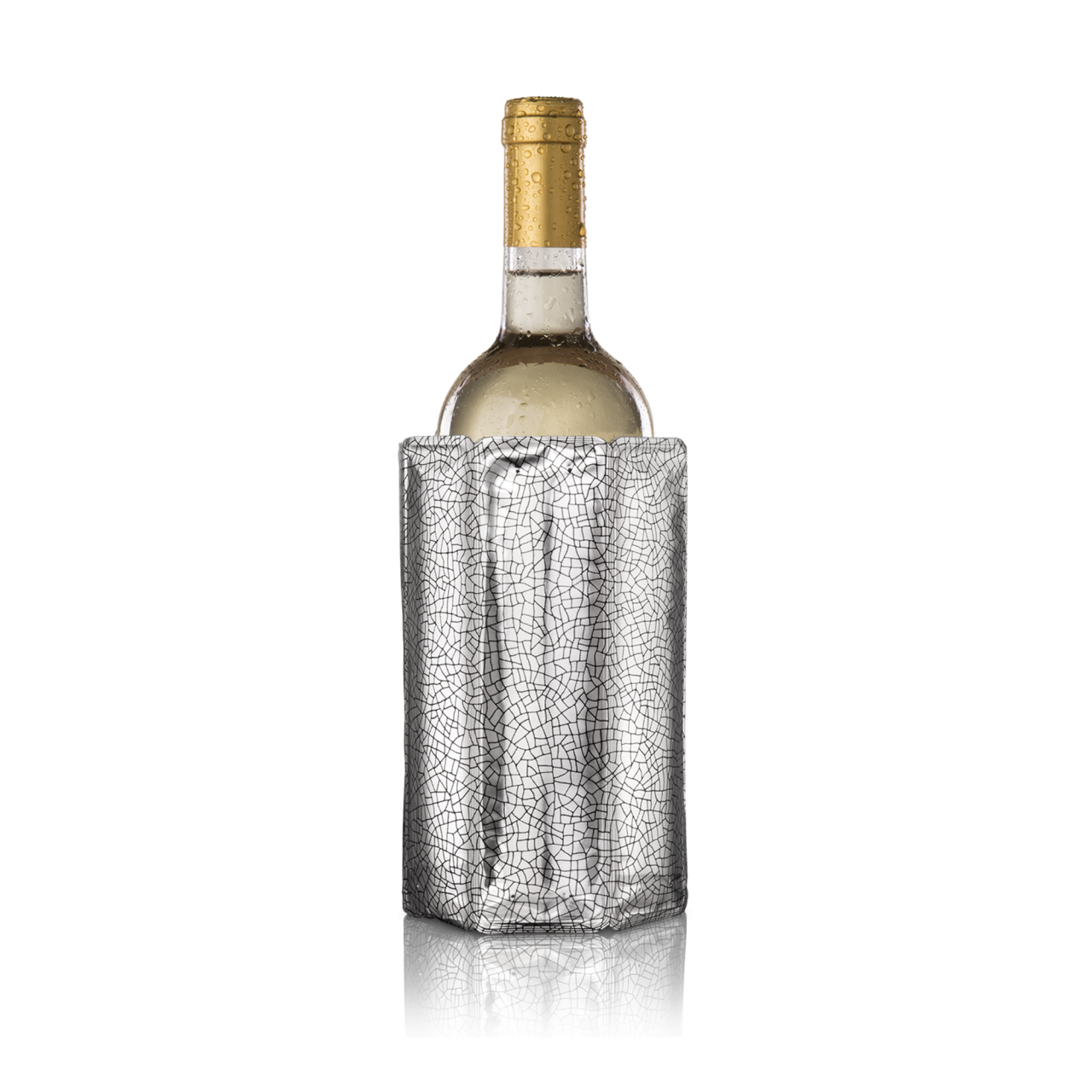 Vacu Vin Şarap Soğutucu Kılıf / Silver